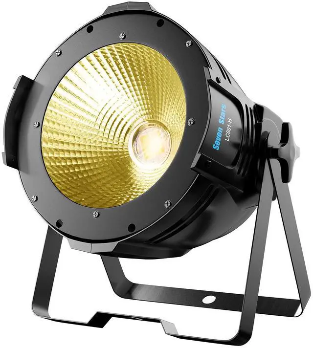 Main image of DJ Lights COB Warm and Cold White Par Lighting,100W DMX Par Light Sound Activated, Professional Stage Lights for Wedding,Small Concert,Church,Concert,Photo Studio(1 PCS)