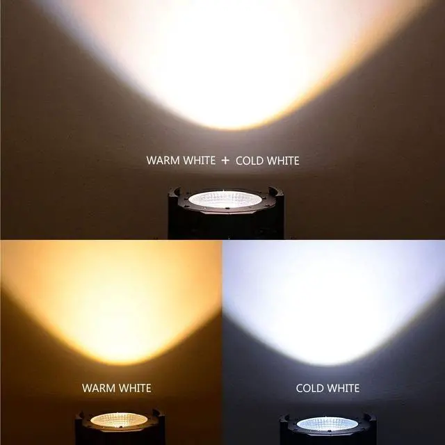 Alt view image 2 of 7 - DJ Lights COB Warm and Cold White Par Lighting,100W DMX Par Light Sound Activated, Professional Stage Lights for Wedding,Small Concert,Church,Concert,Photo Studio(1 PCS)
