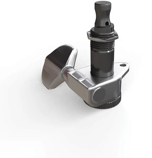 Main image of D'Addario Auto-Trim Tuning Machines - Locking Tuners for Guitars - 3+3 Setup, Chrome