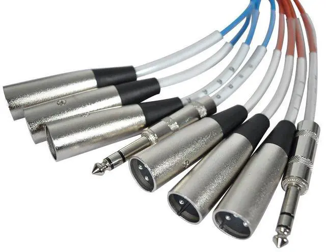 Alt view image 2 of 2 - SAHB-6x2x30 6 Channel 30-Feet Compact XLR Sub Snake with 2 Stereo Feeds