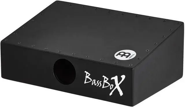 Main image of BASSBOX Acoustic Cajon Stomp Box with L-Shaped Beater, Black (VIDEO)
