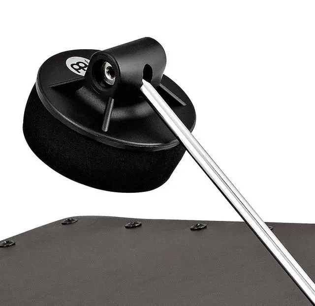 Alt view image 5 of 7 - BASSBOX Acoustic Cajon Stomp Box with L-Shaped Beater, Black (VIDEO)