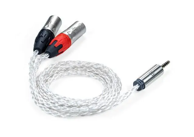 Alt view image 2 of 6 - 4.4mm to XLR Balanced Aluminium Alloy Cable (1 metre)