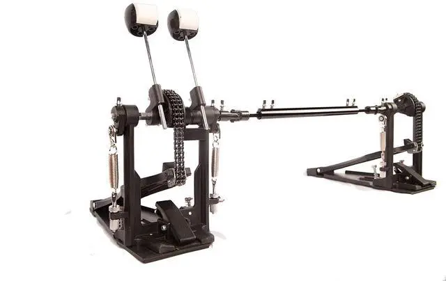 Alt view image 6 of 6 - Double Drum Pedal,Double Pedal Bass Drum Pedal Double Chain for Drum Set