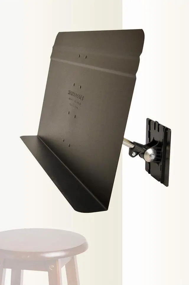 Alt view image 2 of 2 - 56 Wall Music Stand | Wall Mounted Sheet Music Stand, Space-Saving Design, Practice Rooms, Classrooms, Studios and Performance Spaces
