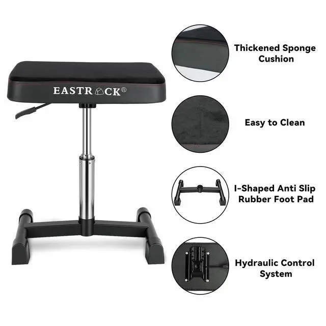 Alt view image 4 of 7 - Professional Keyboard Piano Bench Hydraulic, Adjustable Music Seating for Digital and Acoustic Pianos
