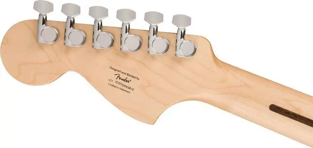 Alt view image 7 of 7 - Squire Sonic Mustang Electric Guitar, Torino Red, Maple Fingerboard