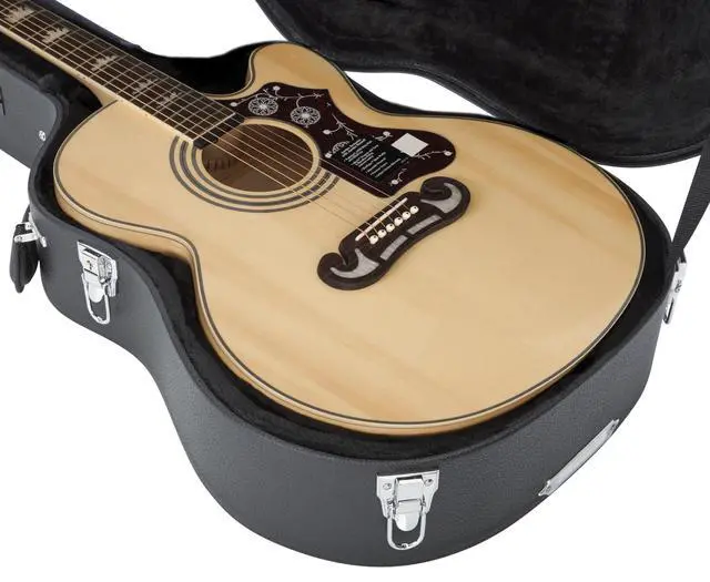 Alt view image 6 of 7 - Cases Deluxe Wood Case for Jumbo Acoustic Guitars (GW-JUMBO)