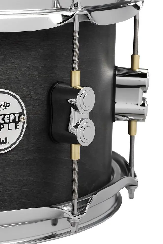 Alt view image 3 of 5 - PDP By DW Black Wax Maple Snare Drum 6.5x14