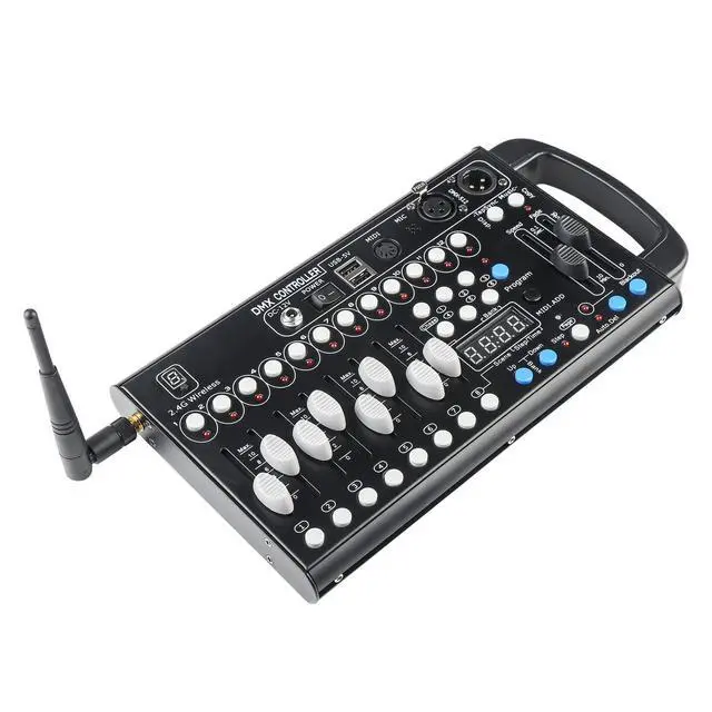 Alt view image 6 of 7 - Wireless Dmx Controller 192 Channel Dmx Light Controller for Dj Lights, Dmx Controllers with Midi Portable Dmx 512 Controller, Dmx512 Lighting Controller Dmx Control Board for Stage Lights Dmx Console