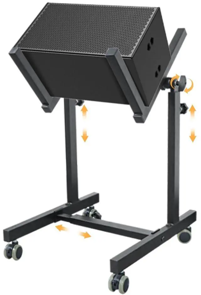 Main image of Heavy Duty Amplifier Stand, Adjustable Amps Speaker Cabinet Stand Combo Holder, Audio Rack, Guitar Amplifier Stand