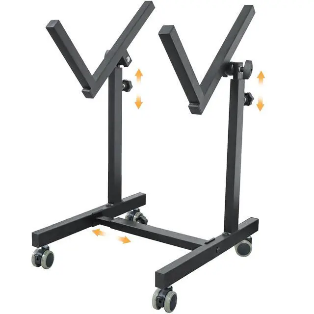 Alt view image 2 of 7 - Heavy Duty Amplifier Stand, Adjustable Amps Speaker Cabinet Stand Combo Holder, Audio Rack, Guitar Amplifier Stand