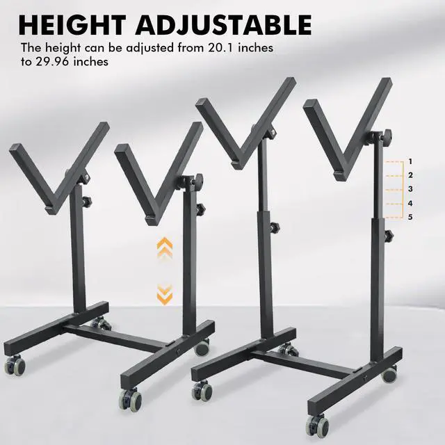 Alt view image 5 of 7 - Heavy Duty Amplifier Stand, Adjustable Amps Speaker Cabinet Stand Combo Holder, Audio Rack, Guitar Amplifier Stand