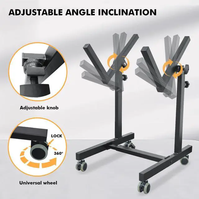 Alt view image 6 of 7 - Heavy Duty Amplifier Stand, Adjustable Amps Speaker Cabinet Stand Combo Holder, Audio Rack, Guitar Amplifier Stand