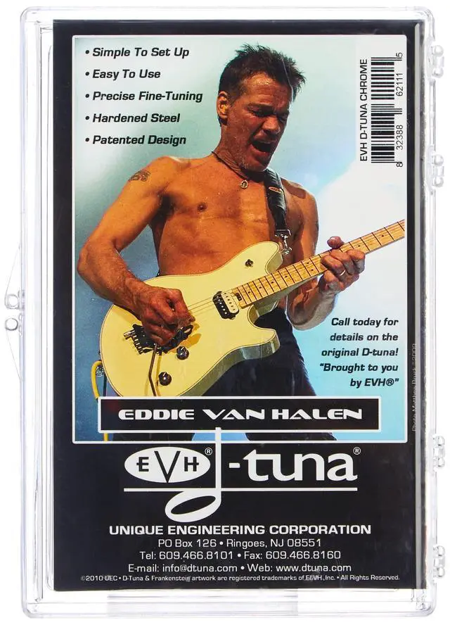 Alt view image 3 of 3 - BP-2020-010, EVH D-tuna, drop D chrome