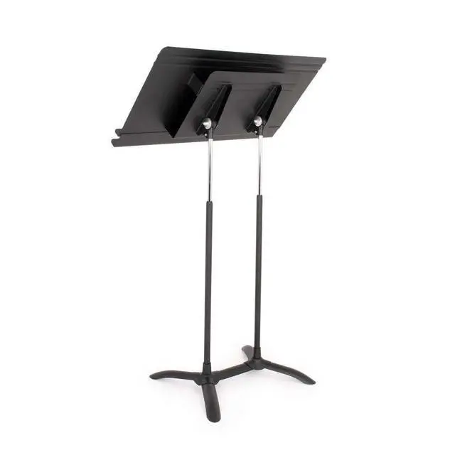 Alt view image 5 of 7 - 5401 Regal Conductor's Music Stand | Wide Conductor's Desk, Adjustable Height, Orchestra, Choir, Band, Rehearsal, Concert and Performance Use