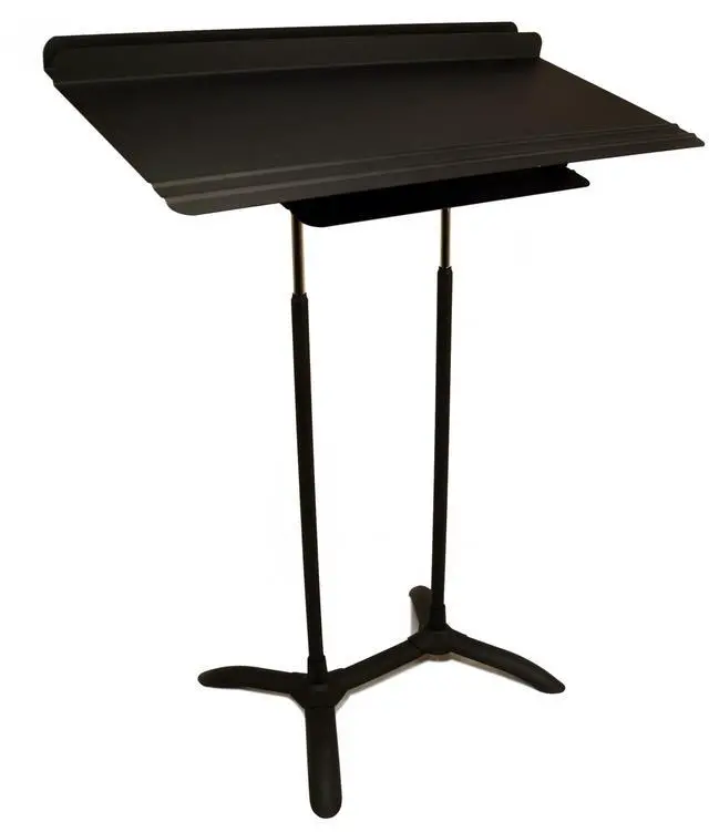 Main image of 5401 Regal Conductor's Music Stand | Wide Conductor's Desk, Adjustable Height, Orchestra, Choir, Band, Rehearsal, Concert and Performance Use
