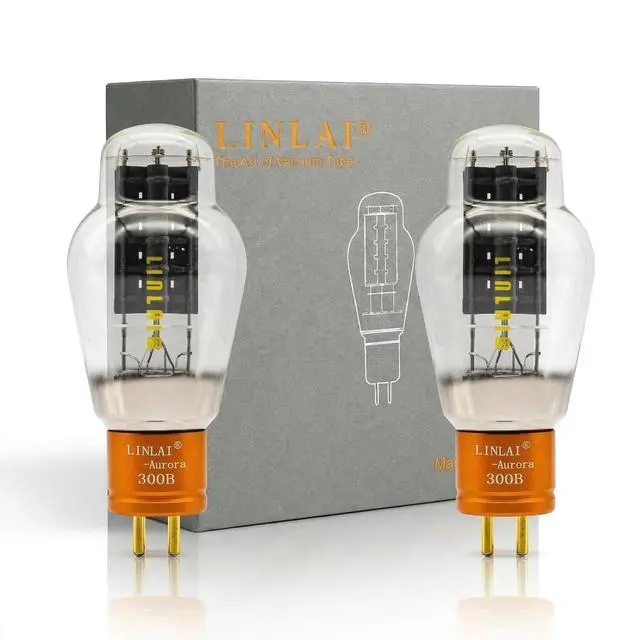 Alt view image 3 of 7 - Aurora Series 300B Vacuum Tube Tubes for Amplifiers (2 Pack) | Matched Pair