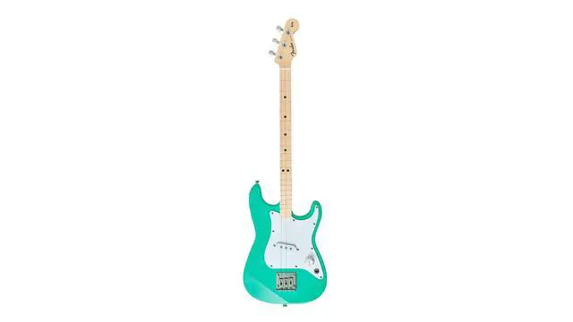 Alt view image 2 of 5 - Fender x 3-String Stratocaster Electric kids Guitar 3 string beginner kit (Seafoam Green)