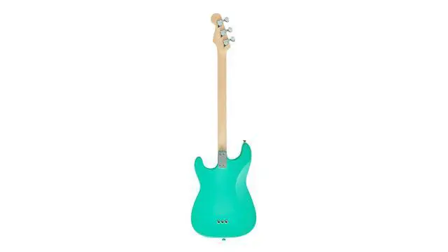 Alt view image 4 of 5 - Fender x 3-String Stratocaster Electric kids Guitar 3 string beginner kit (Seafoam Green)