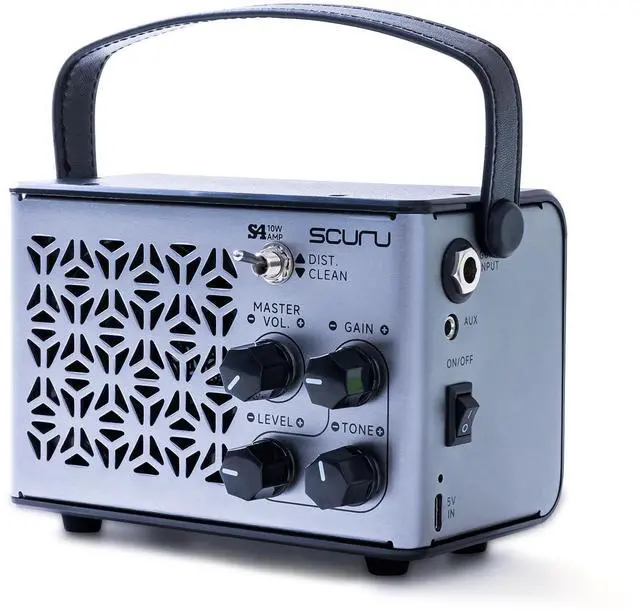 Main image of Portable Guitar Amp,10W Mini Guitar Amplifier,Distortion,Clean Practice Amps for Electric Guita,Rechargeable Amp with Aux,Buletooth