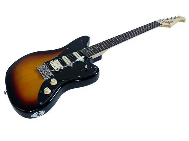 Alt view image 3 of 6 - Offset OS20 Classic Electric Guitar - Right Handed, Basswood Body, Gig Bag, Sunburst - Indio Series