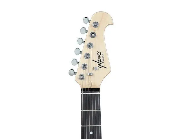 Alt view image 6 of 6 - Offset OS20 Classic Electric Guitar - Right Handed, Basswood Body, Gig Bag, Sunburst - Indio Series