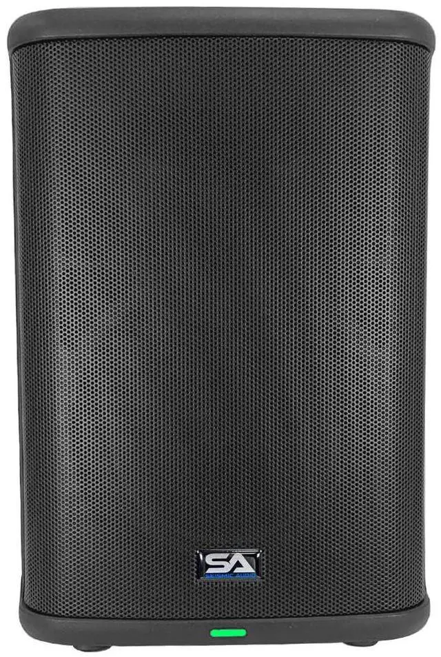 Alt view image 2 of 7 - Seismic Connect - Portable Powered 8 Inch 2-Way Rechargable PA Speaker - Class D Amp | TWS Connectivity | DSP | All-in-One PA System