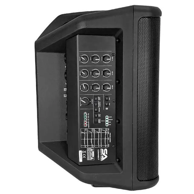 Alt view image 4 of 7 - Seismic Connect - Portable Powered 8 Inch 2-Way Rechargable PA Speaker - Class D Amp | TWS Connectivity | DSP | All-in-One PA System