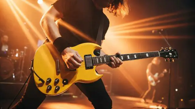 Alt view image 7 of 7 - Relic Electric Guitar,Solid Body Electric Guitar With Mahogany Body and Neck,Rosewood Fingerboard,Bone Nut,SG style 6-String Guitar,Professional/Electric Guitars for Adults