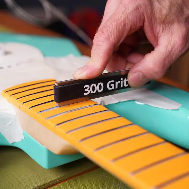 Alt view image 4 of 7 - Compact Original Z-File Fret Crowning File, 300 Grit | Offset Angles Work Fret Sides Not Tops, Ideal for Worn Low and Wide Frets, 300 Grit Diamond Guitar Fret File