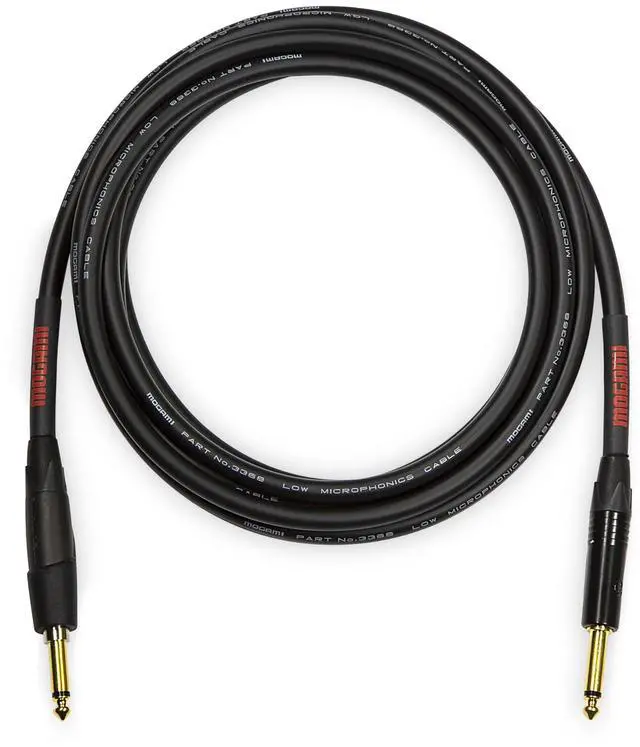 Main image of OD GTR-20 Overdrive Guitar Instrument Cable, 1/4 TS Male Plugs, Gold Contacts, Straight Connectors with silentPLUG, 20 Foot