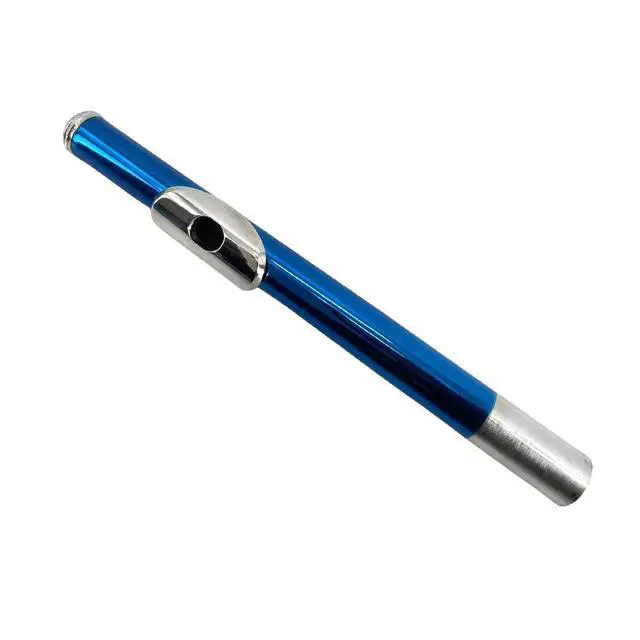 Alt view image 7 of 7 - 16 Key Closed Hole C Flute for Beginners, Students, Adults Silver Plated Nickel Flute with Carrying Case, Cleaning Kit, Tuning Rod, Gloves Lightweight, Durable & Easy to Play (Blue)