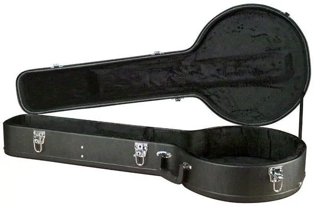Main image of C-2901 Black Hardshell 5-string Resonator Banjo Case,NEW