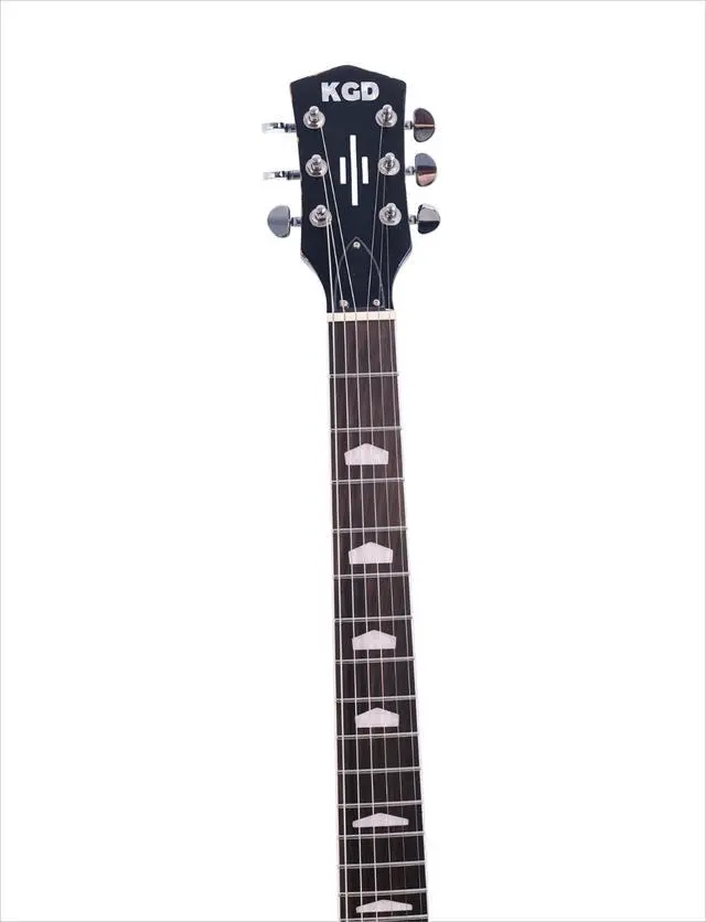 Alt view image 4 of 7 - Relic Electric Guitar,Solid Body Electric Guitar With Mahogany Body and Neck,Rosewood Fingerboard,Bone Nut,SG style 6-String Guitar,Professional/Electric Guitars for Adults
