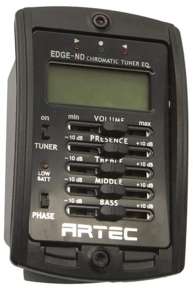 Main image of EDGE-ND+SF607 4-Band EQ, LCD Needle Tuner & Phase Switch for Piezo Pickup