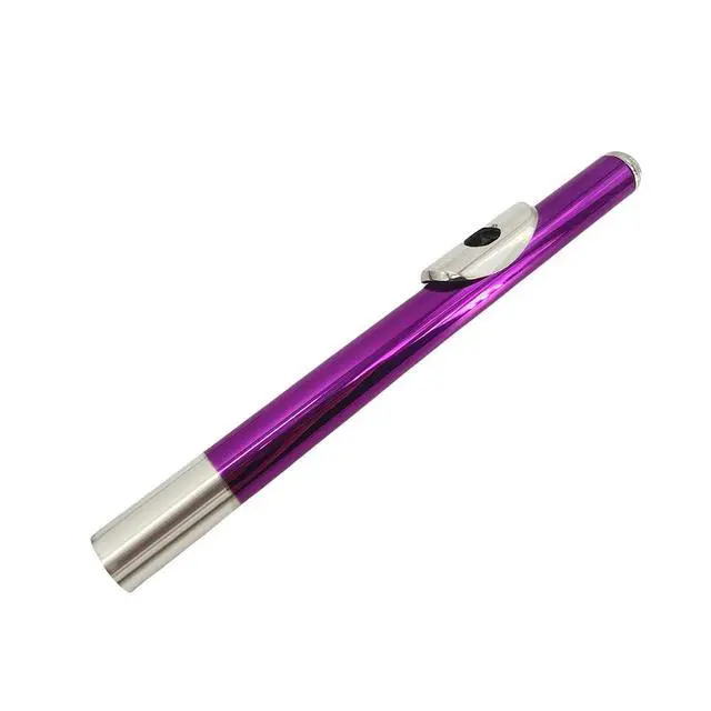 Alt view image 5 of 7 - 16 Key Closed Hole C Flute for Beginners, Students, Adults Silver Plated Nickel Flute with Carrying Case, Cleaning Kit, Tuning Rod, Gloves Lightweight, Durable & Easy to Play (Rose)