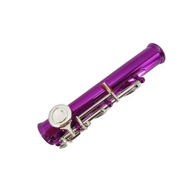 Alt view image 7 of 7 - 16 Key Closed Hole C Flute for Beginners, Students, Adults Silver Plated Nickel Flute with Carrying Case, Cleaning Kit, Tuning Rod, Gloves Lightweight, Durable & Easy to Play (Rose)