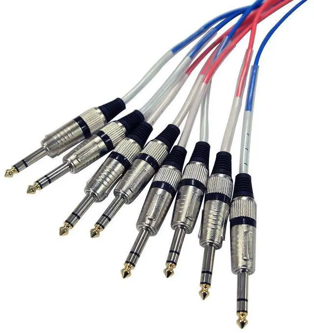 Alt view image 2 of 3 - SAXT-8x10M - 8 Channel 10' XLR Male to 1/4" TRS Snake Cable