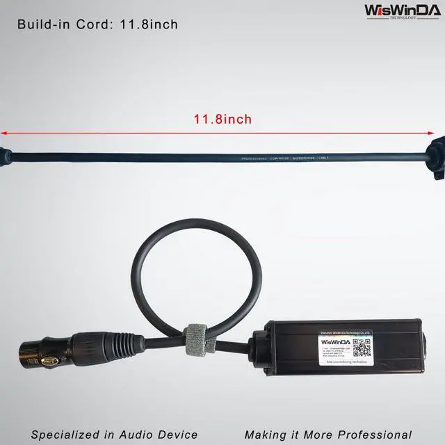 Alt view image 4 of 6 - 3Pin XLR HiFi Stereo Audio Isolation Box Ground Loop Isolator/Noise Filter/Hum Eliminator Build-in Dual Audio Transformers for Audio System Eliminate Hum&Buzzing Noise (XLR (Male-Female))