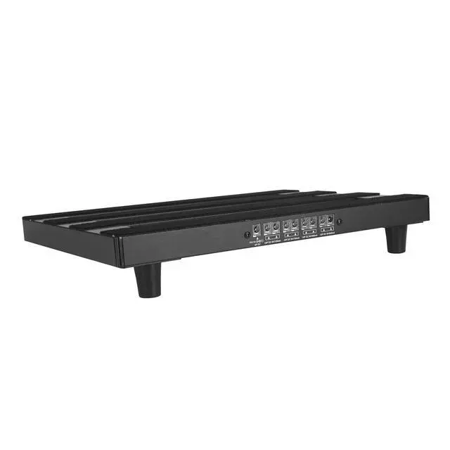 Alt view image 2 of 7 - 14"x 10.6" Guitar Pedal Board with Built-in Power Supply | 8 DC Outputs, Includes Carry Case & Mounting Tapes, Aluminum Alloy Material, Lightweight