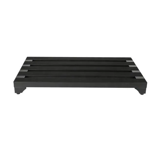 Alt view image 3 of 7 - Guitar Pedal Board 22" x 12.5" Aluminum Alloy Pedalboard | Includes Carry Case & Mounting Tapes, Lightweight, Large Size