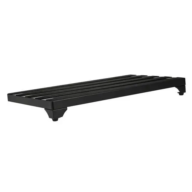 Alt view image 4 of 7 - Guitar Pedal Board 22" x 12.5" Aluminum Alloy Pedalboard | Includes Carry Case & Mounting Tapes, Lightweight, Large Size