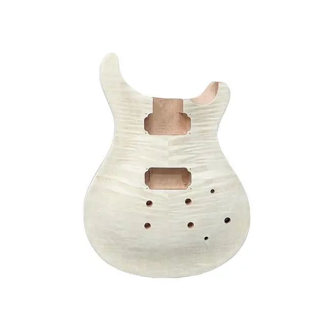 Alt view image 3 of 6 - PRS Style Electric Guitar Kits,DIY Electric Guitar,Mahogany Body and Neck Rosewood Fingerboard,Assembled and Painted by Yourself
