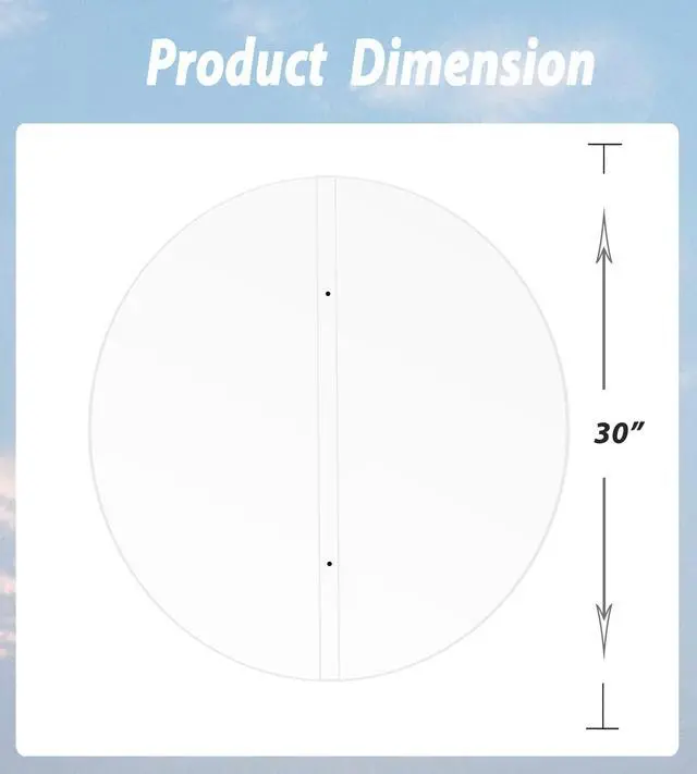 Alt view image 2 of 3 - Drum Shield, 30" Round Clear, 4-Pack. Unique for Live Recording. Muffles & Boosts Performance. Mounts on All Cymbal Stands.(30 inch - 4 Pack)