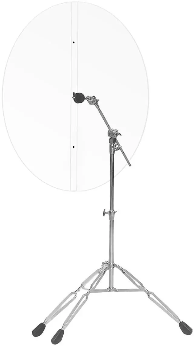 Main image of Drum Shield, 30" Round Clear, 4-Pack. Unique for Live Recording. Muffles & Boosts Performance. Mounts on All Cymbal Stands.(30 inch - 4 Pack)