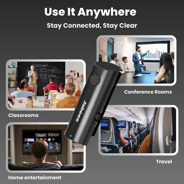 Alt view image 4 of 7 - HearLink 3-in-1 Hearing Enhancement Device - Pocket Talker, Long-Range Listening Device - Wireless Remote Microphone & Audio Transmitter - Cost-Effective Alternative to BAHA for HOH