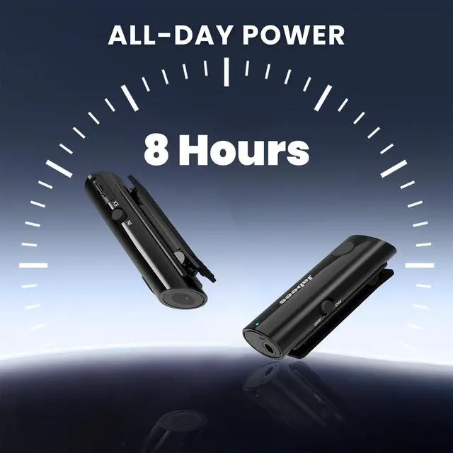 Alt view image 7 of 7 - HearLink 3-in-1 Hearing Enhancement Device - Pocket Talker, Long-Range Listening Device - Wireless Remote Microphone & Audio Transmitter - Cost-Effective Alternative to BAHA for HOH