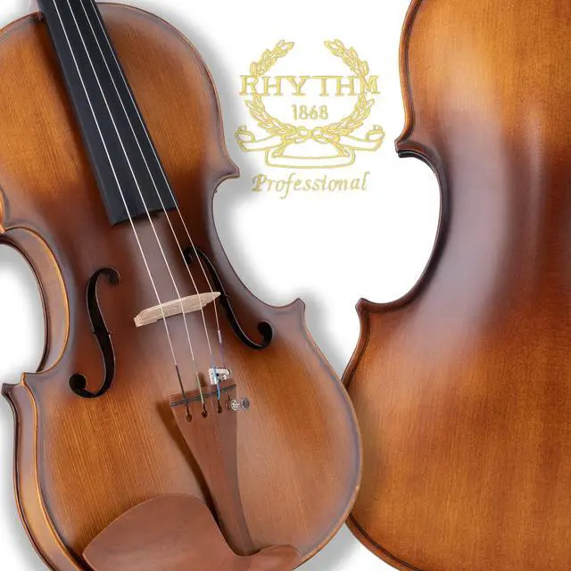 Alt view image 6 of 7 - Violin Set for Beginners,Acoustic Violins Starter Kit Package for Student,Beginners Fiddle with Hard Case, Rosin, Shoulder Rest, Bow, and Extra Strings (MATTE, Full)