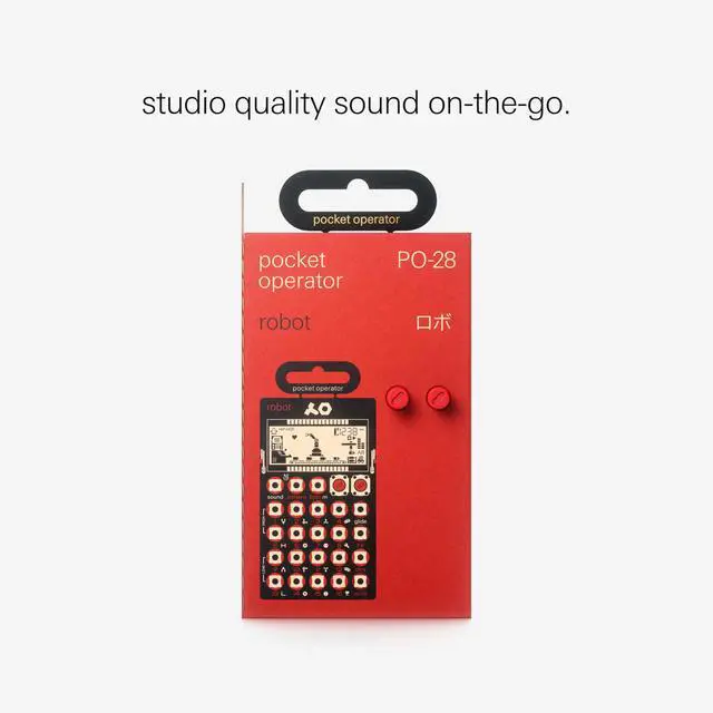 Alt view image 6 of 7 - pocket operator PO-28 robot, live synthesizer and sequencer, with parameter locks, glide control and punch-in effects